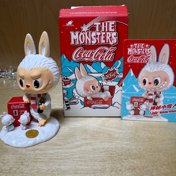 Coca-Cola The Monsters Little Snowman Figurine